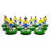 Subbuteo Andrew Table Soccer Brazil 1970 World Cup Winners Classic Hasbro bases